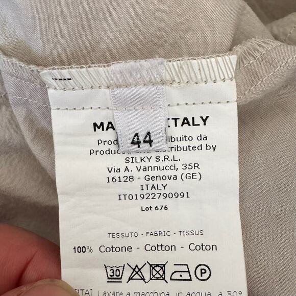 ROSSO35 Beige Striped Cocoon Dress - Picture 9 of 9